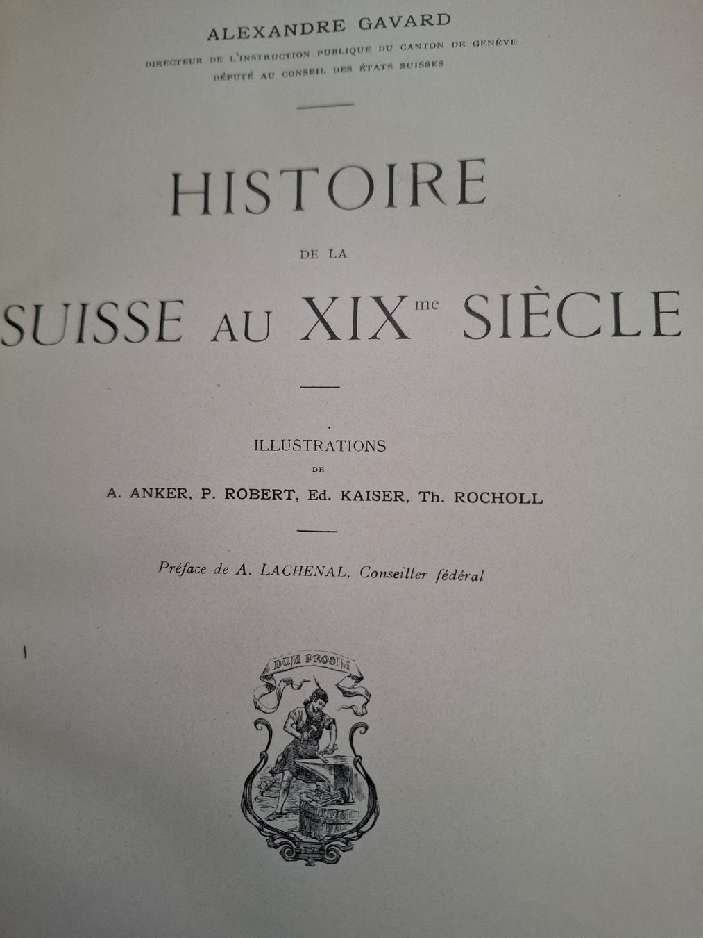 Libri: histoire de la suisse au. XIX siècle  – Usato da Carouge GE venduto da richard063 1