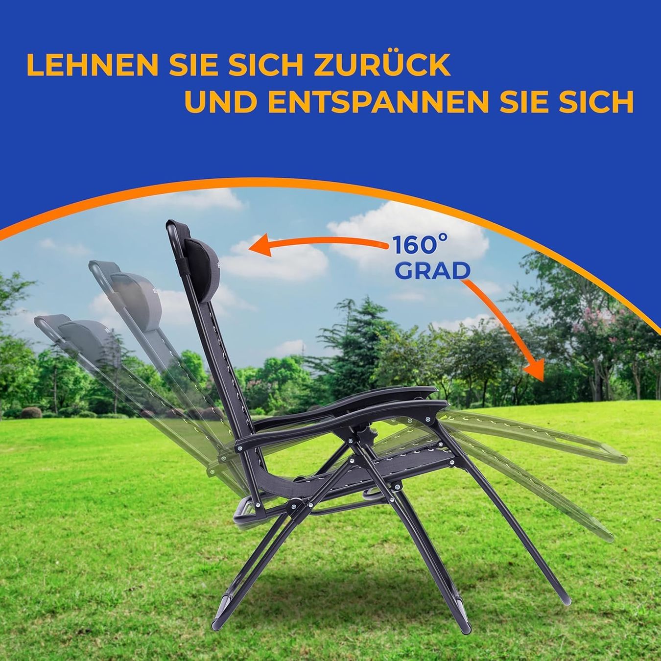 Chaises longues: Liegestühle Liegestuhl Sonnenliege Gartenliege 2er Set – Neuf avec emballage d'origine à Wittenbach par VELARO 2