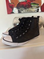Sneakers Pailletten schwarz 37 neuwertig