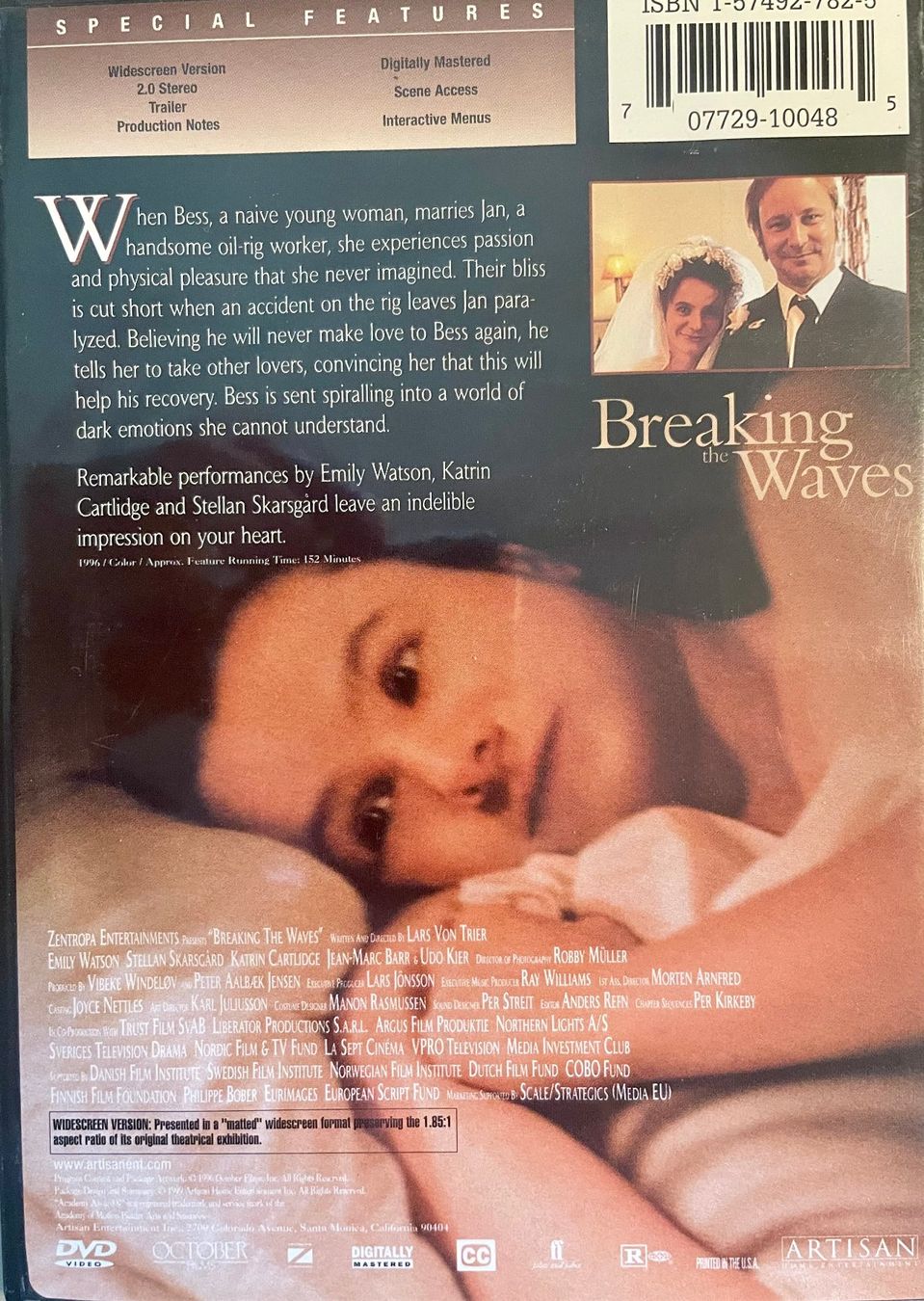 Tutti i DVDs: Breaking the Waves (Lars von Trier) english (Code1) – Usato da Brunnen venduto da Barfly5 1