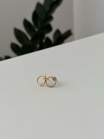 Ohrstecker Sterling silber 18 Karat vergoldet
