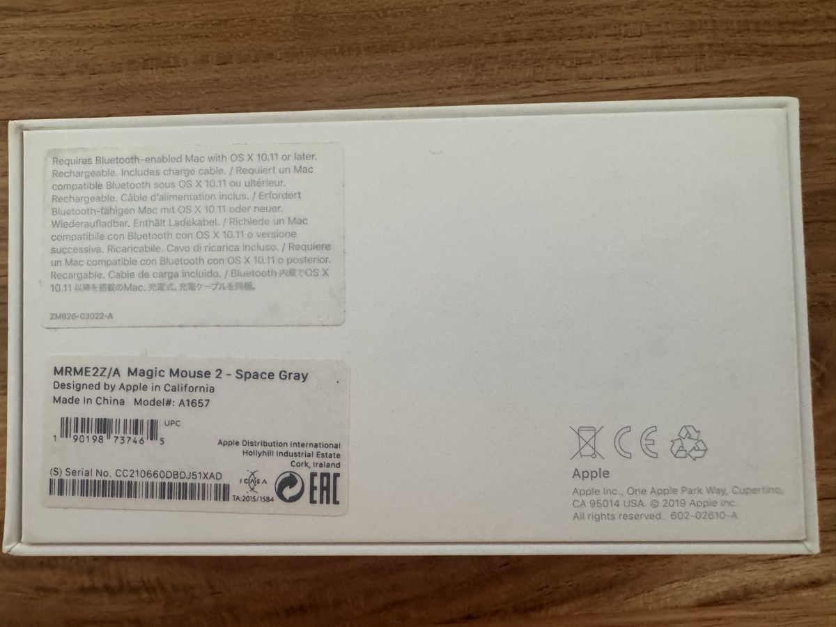 Apple Mouse: Magic Mouse 2 (Apple) – Nuovo (secondo la descrizione) da Carouge GE venduto da ant_h7rq 2