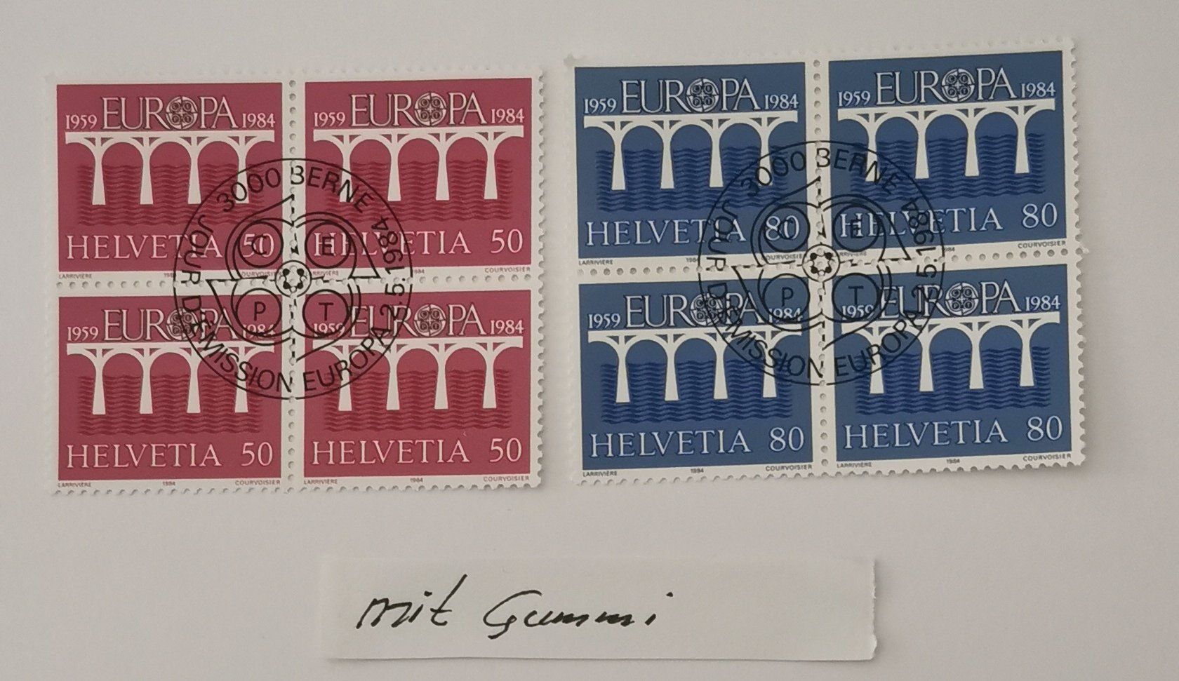 Tous les timbres: 1984 – Neuf (Voir description) à Aadorf par Chnorli-Furz