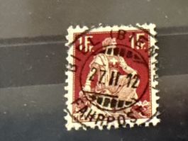 1.— Helvetia Vollstempel BIEL 1912
