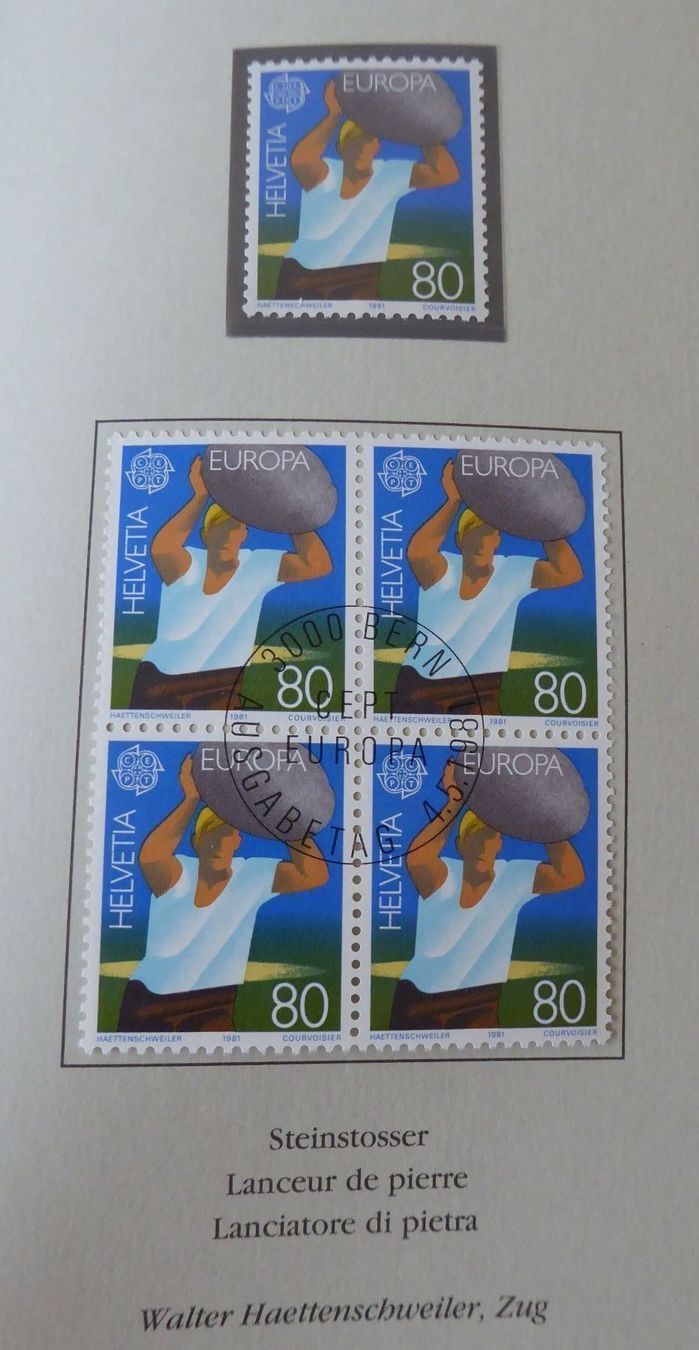 Tutti i francobolli: Heft mit Sonderpostmarken I ET 9.3.1981 – Nuovo (secondo la descrizione) da Spreitenbach venduto da Mustang_1105 6