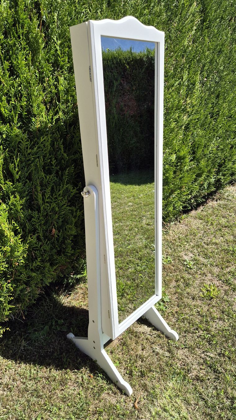 Spiegel: Armoire bijoux avec miroir blanc – Gebraucht aus Miège von zuf_k2z2 1