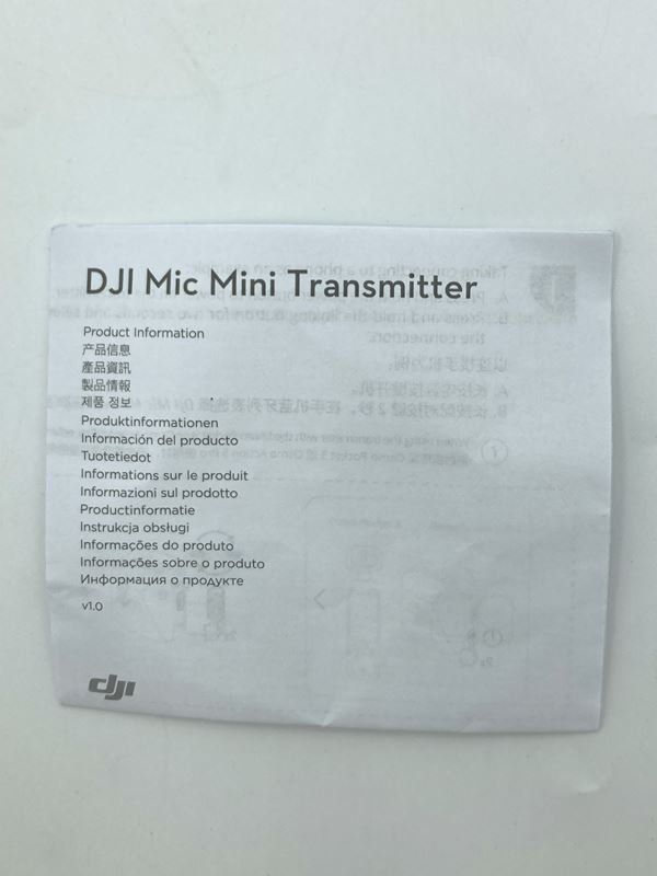 DJI Microfoni: DJI | Mic Mini Transmitter | Kabellos | Weiss – Nuovo (secondo la descrizione) da Wittenbach venduto da Restwert_St-Gallen 4
