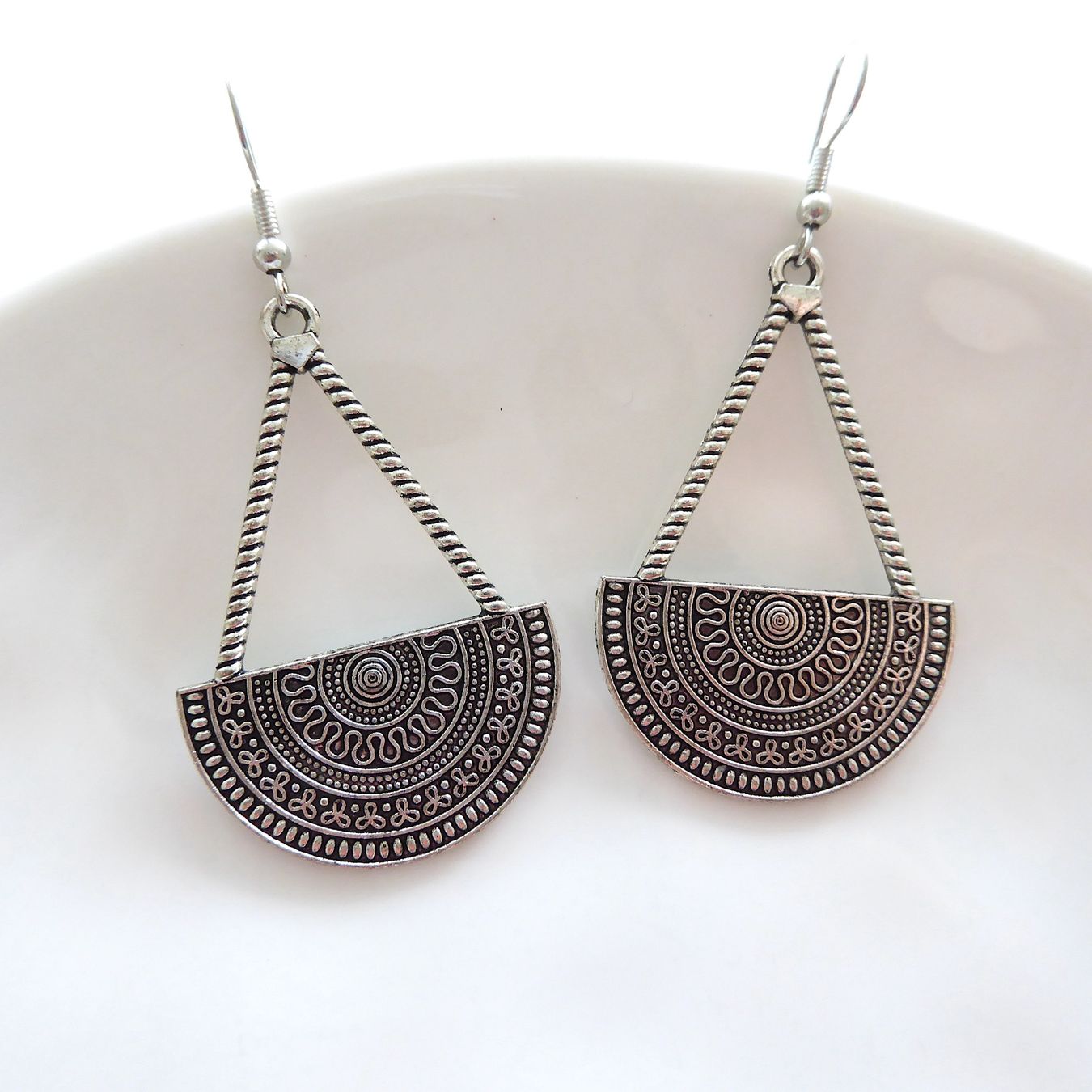 Ohrringe & -stecker: Ohrringe - Ethno Stil - orientalisch - silber - Modeschmuck – Neu (gemäss Beschreibung) aus Basel von Kunterbunt12