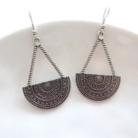 Ohrringe - Ethno Stil - orientalisch - silber - Modeschmuck
