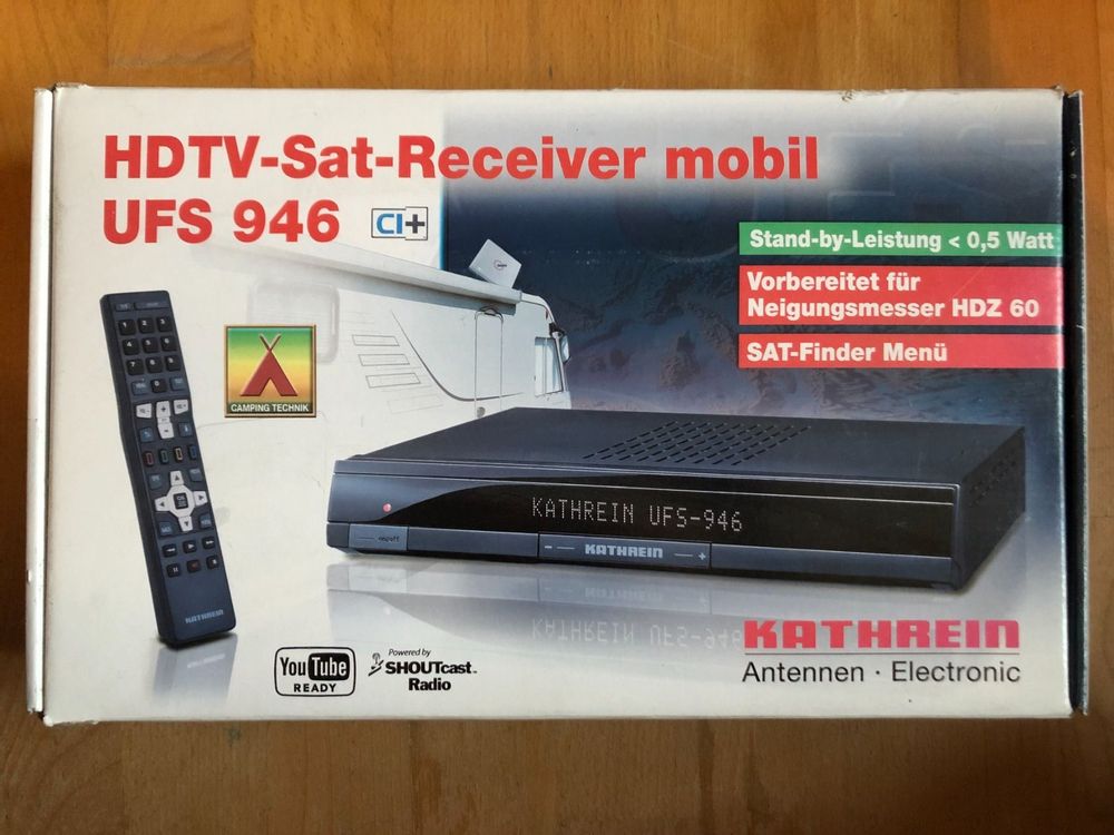 Kathrein HDTVSatReceiver mobil UFS 946 Kaufen auf Ricardo