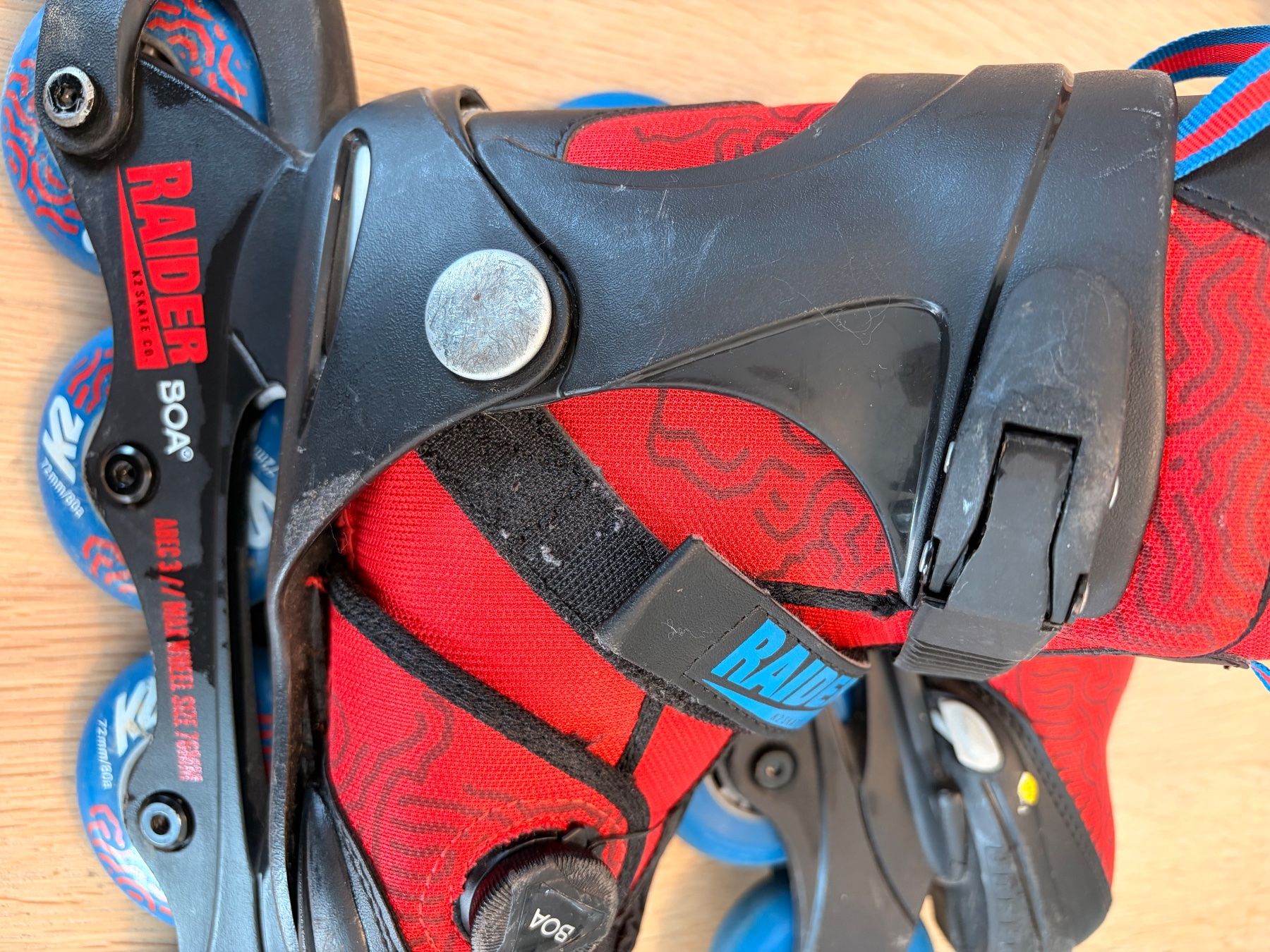 K2 Inline-Skating & Rollschuhe: Rollers K2 Raider Boa rouge noir – Gebraucht aus Payerne von chado1234 4
