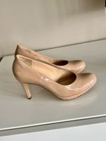 Högl Damen Pumps, Grösse 38, nude Lack