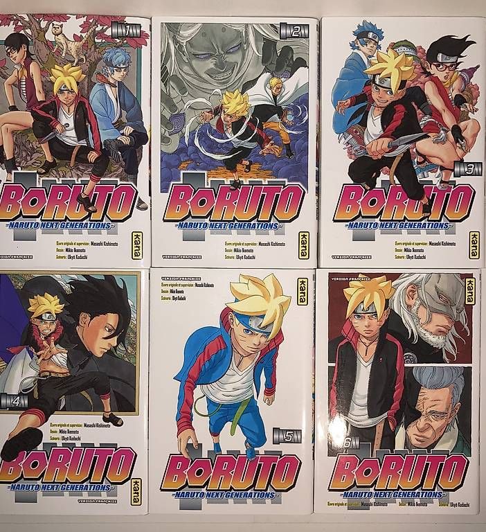 Fumetti: Manga Boruto tome 1 à 6 – Nuovo e nell'imballaggio originale da Farvagny-le-Grand venduto da Basilom