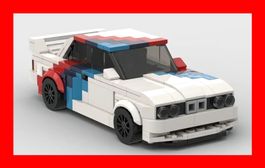 Bausatz BMW M3 E30 Stil Lego Kompatibel Auto MOC Baukasten