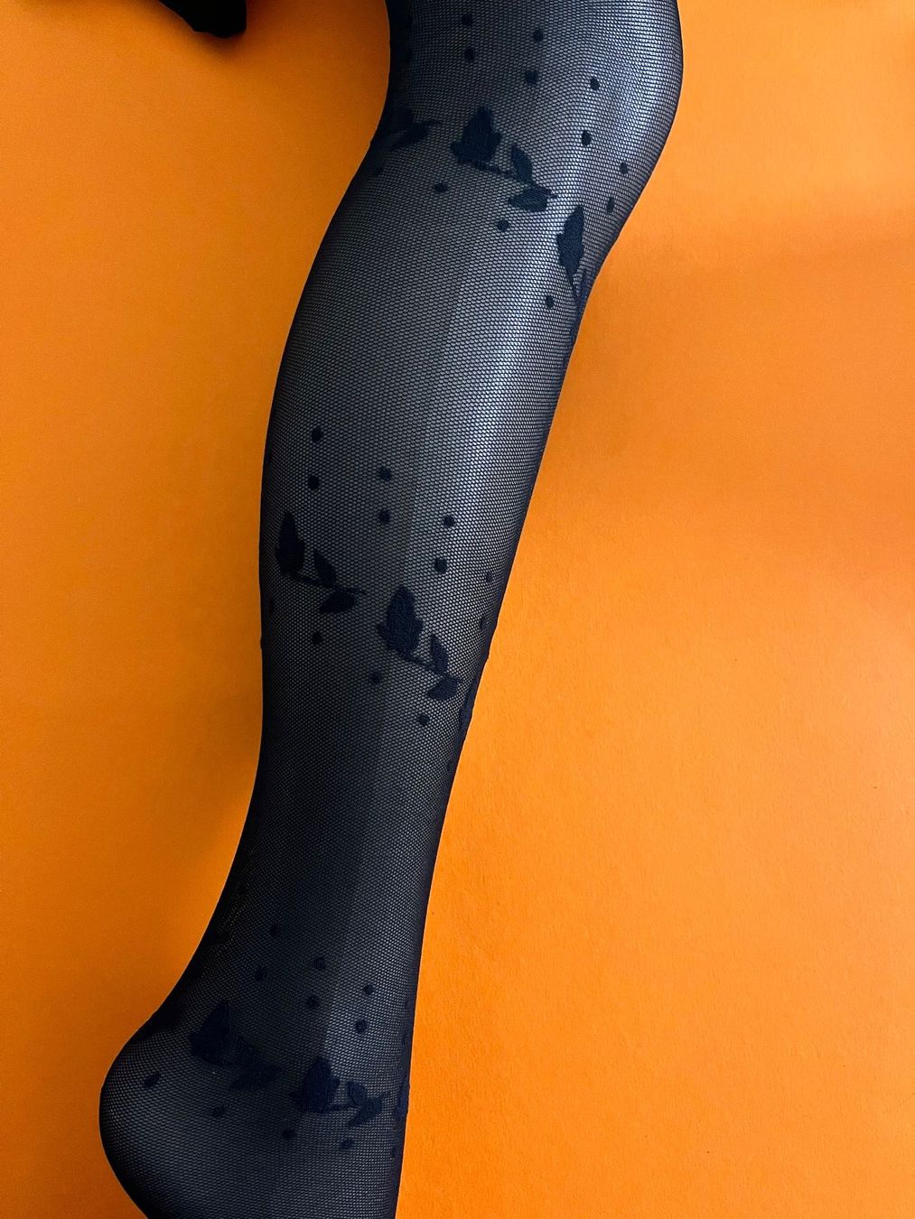 Strümpfe & Strumpfhosen: Strumpfhose Fleurs et Points, Grösse M/L, 2 Stück in Schwarz – Neu und originalverpackt aus Rudolfstetten von gst_g7xl 2