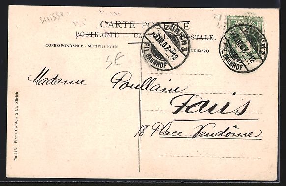 Cartes postales: Zürich, Bahnhofstrasse mit Steindls Wie – D'occasion à Berlin par bartko-reher 1