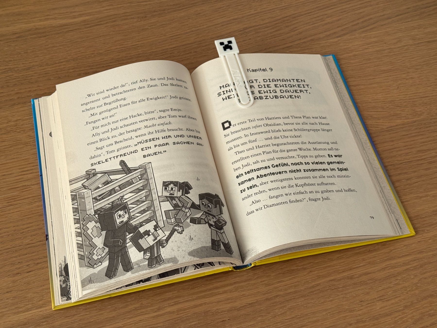 Altre raccolte & rarità: Minecraft Lesezeichen mit Namen personalisiert, Neu! – Nuovo (secondo la descrizione) da Zürich venduto da ganchclub 3