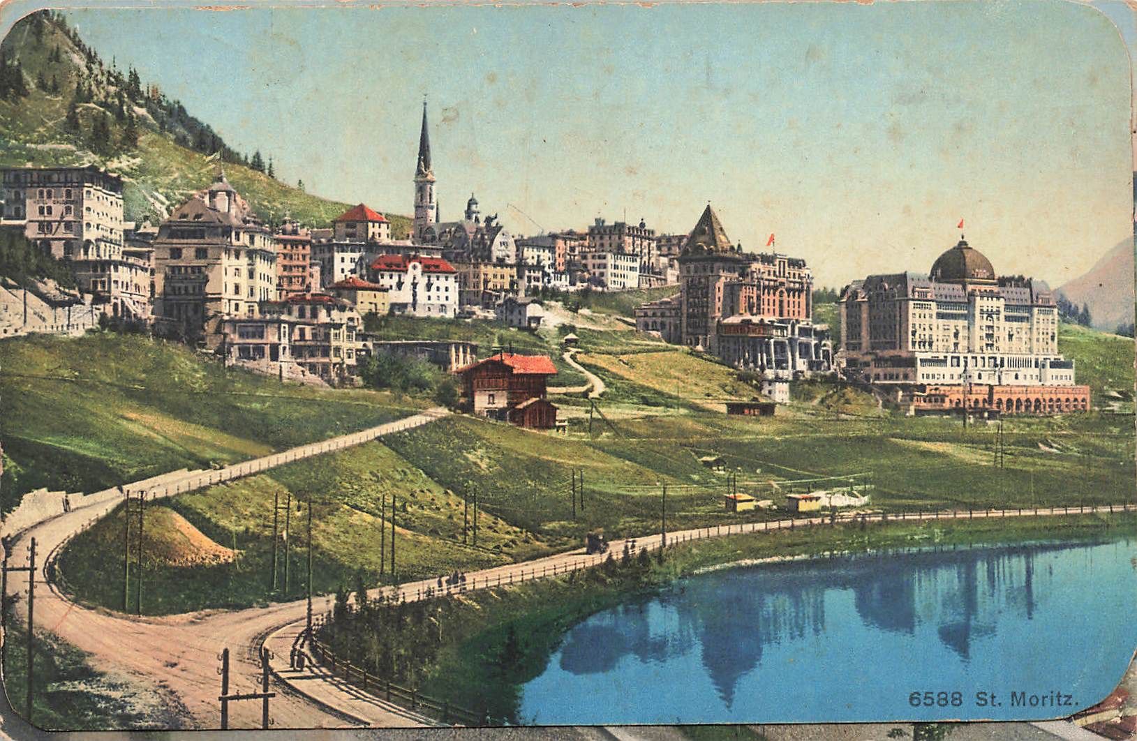 Ansichtskarten: St. Moritz – Gebraucht aus Biasca von Blenio71