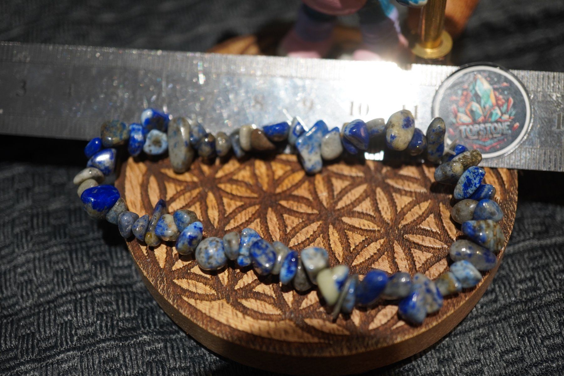 Minerali & Pietre curative: Lapis   Splitter Armband   ab  1.-     Räumung – Nuovo e nell'imballaggio originale da Eschenbach SG venduto da topstone 1