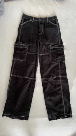 Cargohose schwarze Jeans Divided H&M 36 S