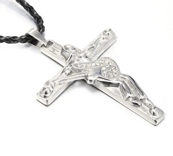 Ciondoli: Pendentif Croix Johnny Hallyday – Nuovo e nell'imballaggio originale da Allens venduto da MADE.IN.ROCK.N.ROLL