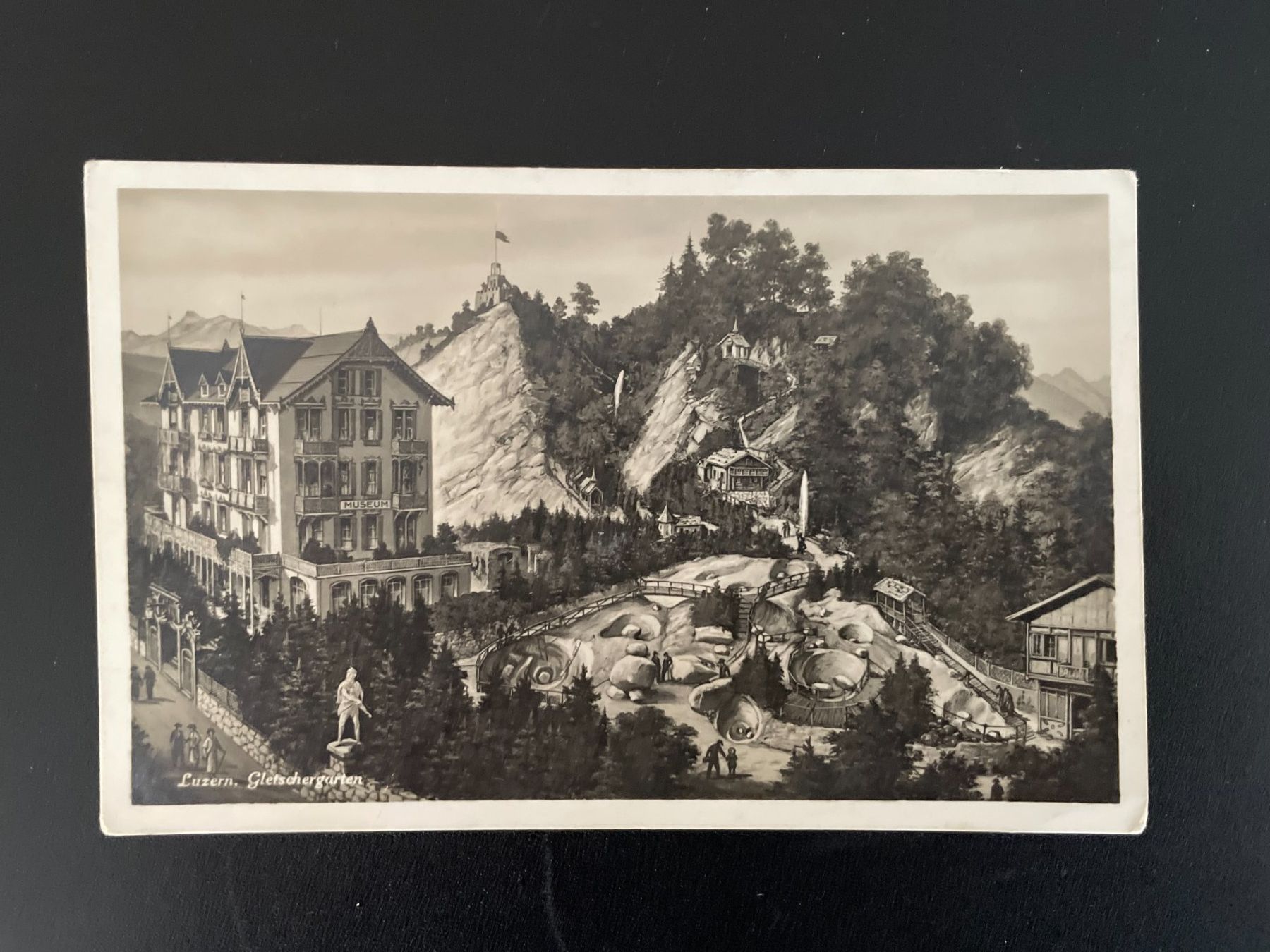 Cartoline postali: AK Luzern, Gletschergarten – Usato da Thal venduto da Danny82