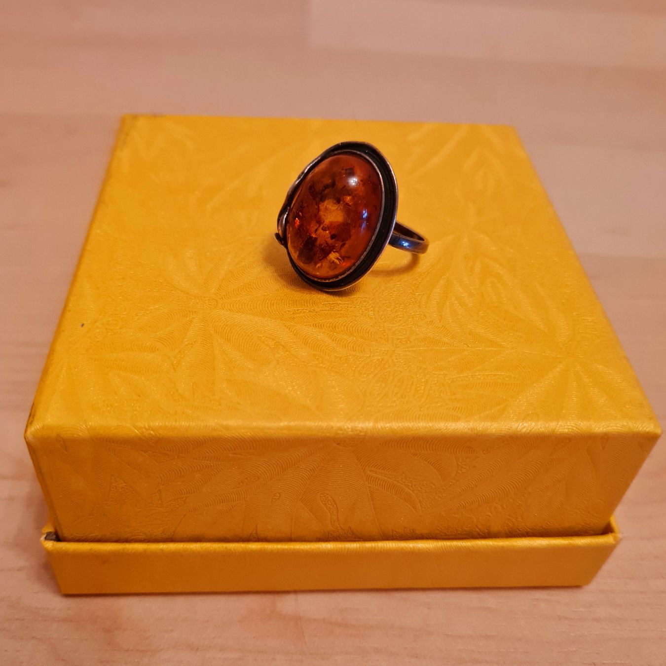 Bagues: BERNSTEIN RING SILBER ANTIK – D'occasion à Lyss par waldfee10 1