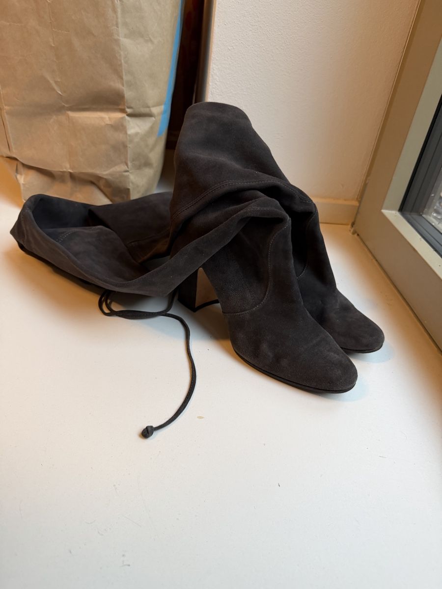Stuart Weitzman Scarpe da donna: Stuart Weitzman Overknees Gr.37 Wildleder Stiefel – Usato da Zürich venduto da Agave_Sue 2