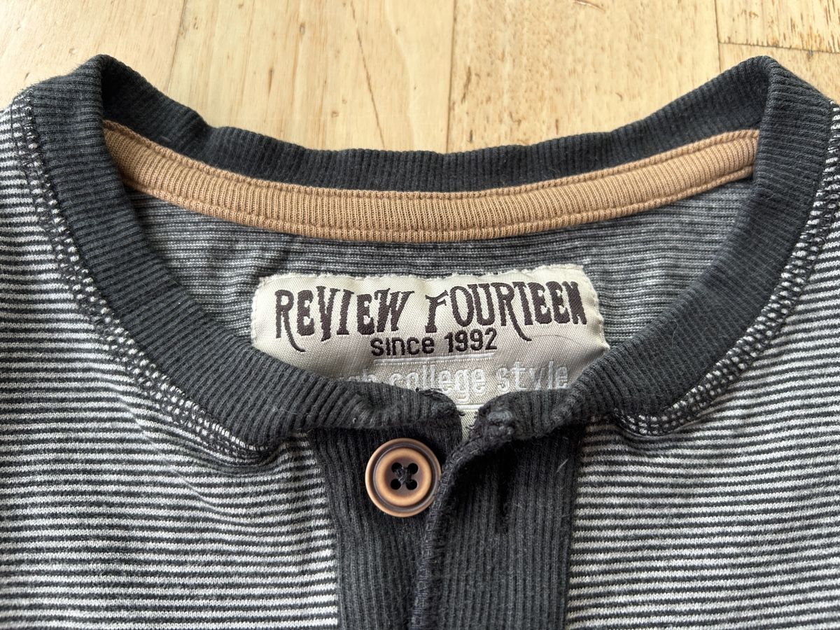 Maglioni & Felpe: Langarmshirt, schwarz-grau gestreift, Grösse 176 / Grösse S – Usato da St. Urban venduto da uschi73 3