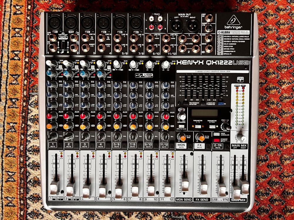 12 Kanal Mischpult Behringer XENYX QX1222USB Kaufen auf Ricardo
