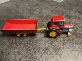 Matchbox Traktor mit Anhänger 1970