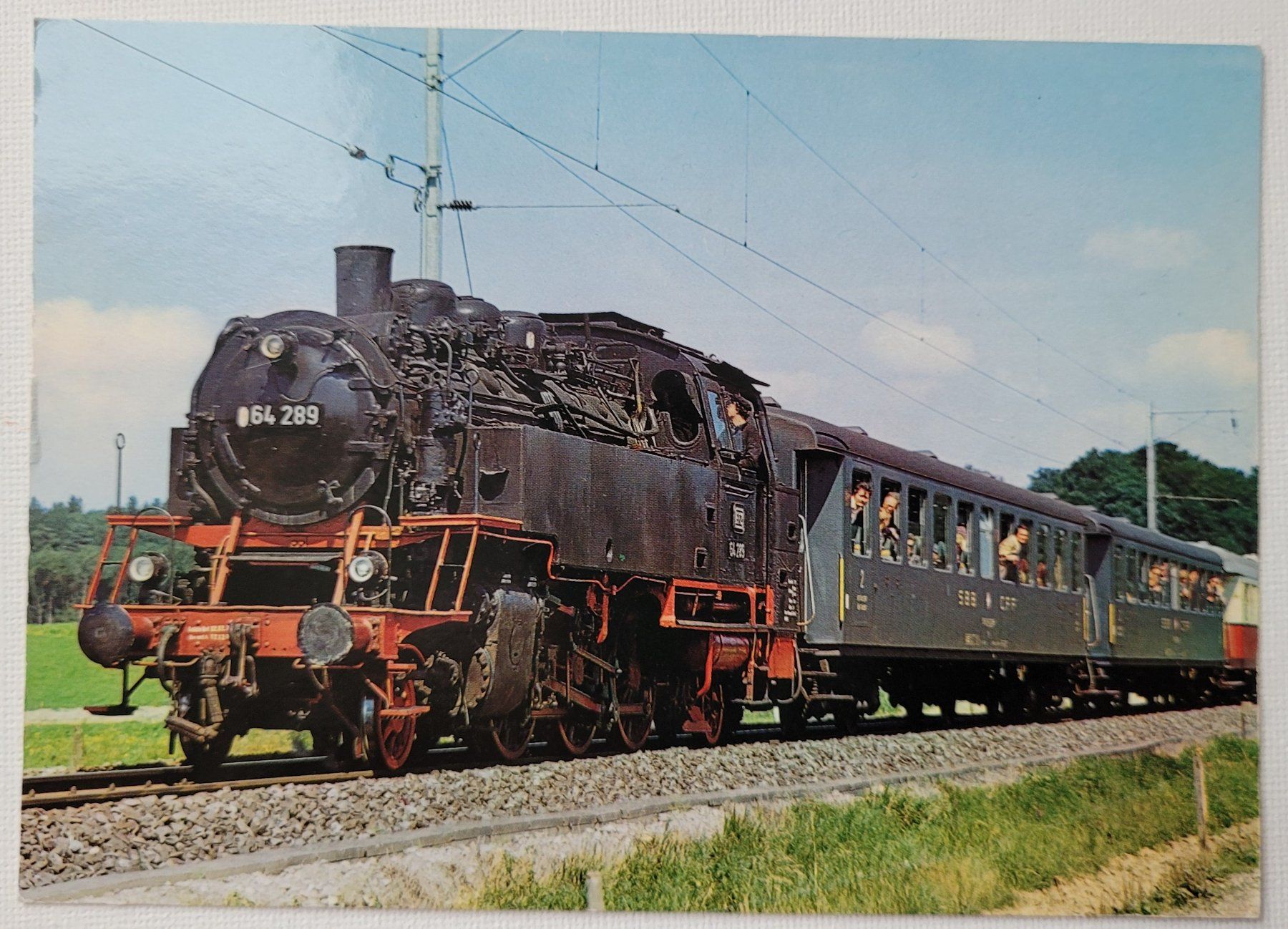 Cartoline postali: DAMPFLOK TYP BR64 EX. DB 64289 – Nuovo (secondo la descrizione) da Neftenbach venduto da Mador6
