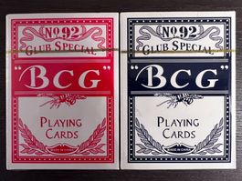 Kartenspiel BCG blau & rot NEU