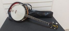 Aria Japan Tenor 4-strings Banjo frisch ab service inkl.bag