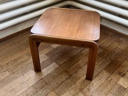 Quadratischer Teak - Couchtisch Girsberger, 1986, Schweiz