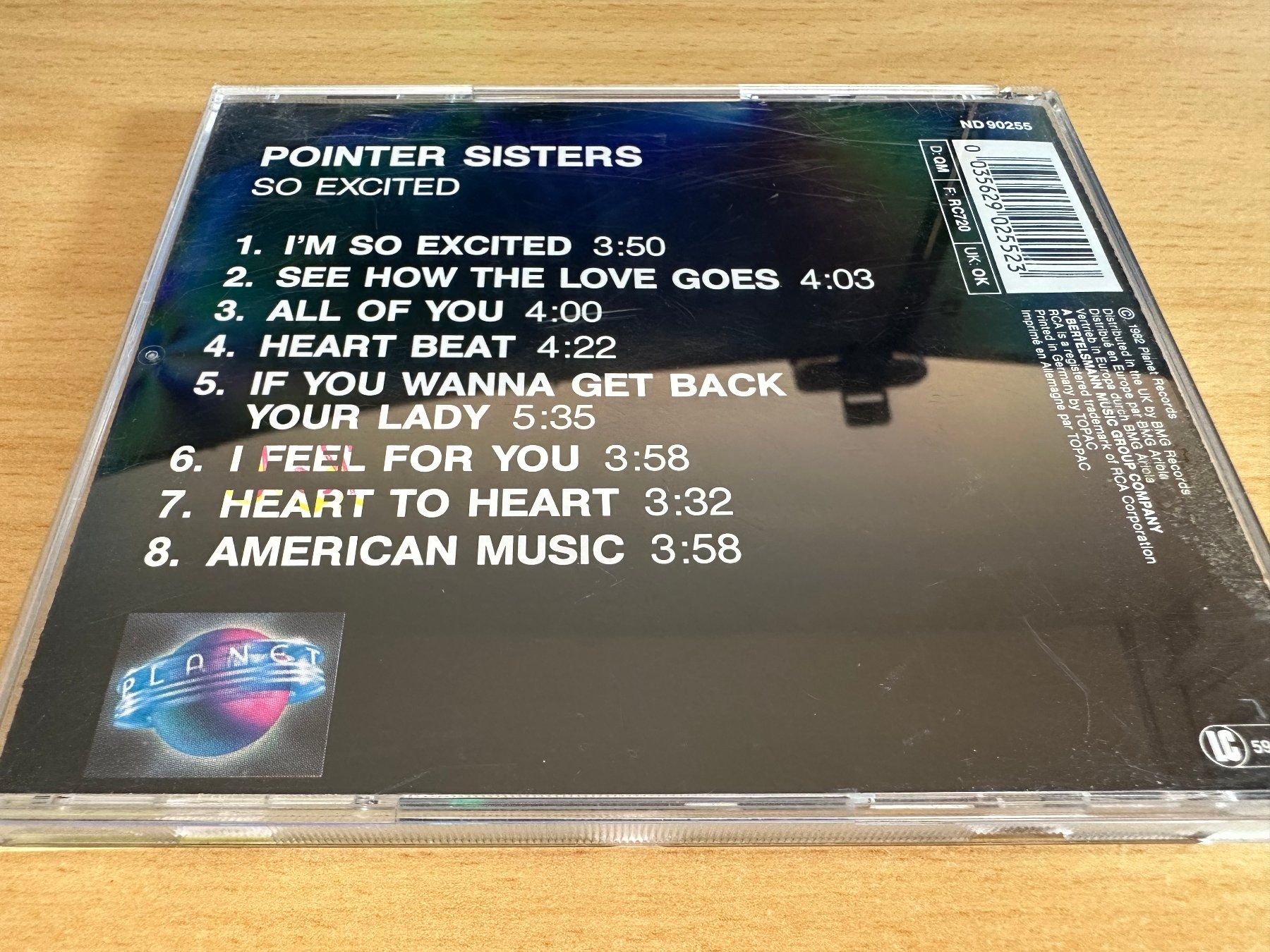 CD: Pointer Sisters – So Excited! – Usato da Rikon im Tösstal venduto da Alpenmutz 1