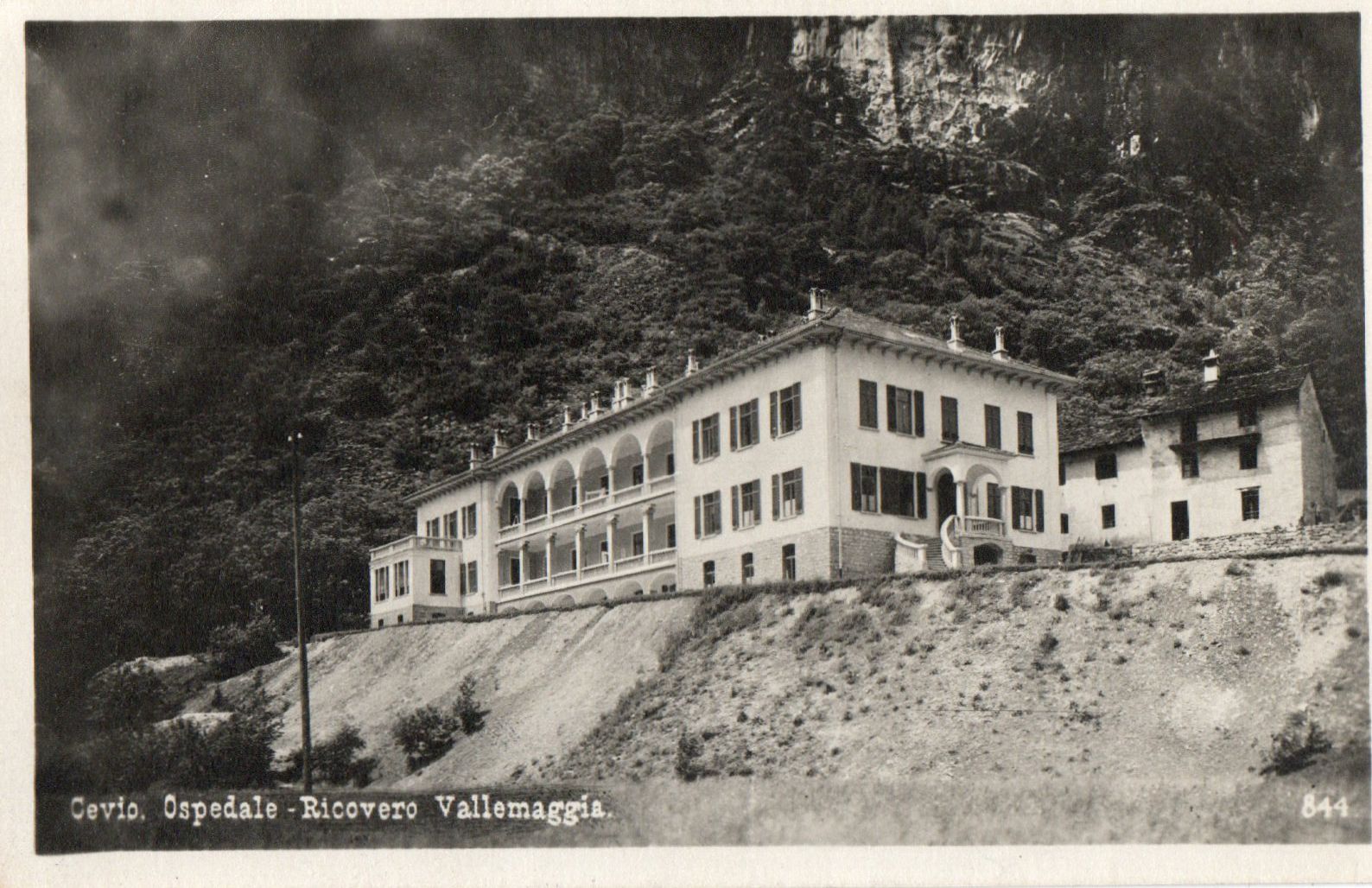Cartoline postali: Cevio - Ospedale-Ricovero Vallemaggia – Usato da Melano venduto da pisonsdro