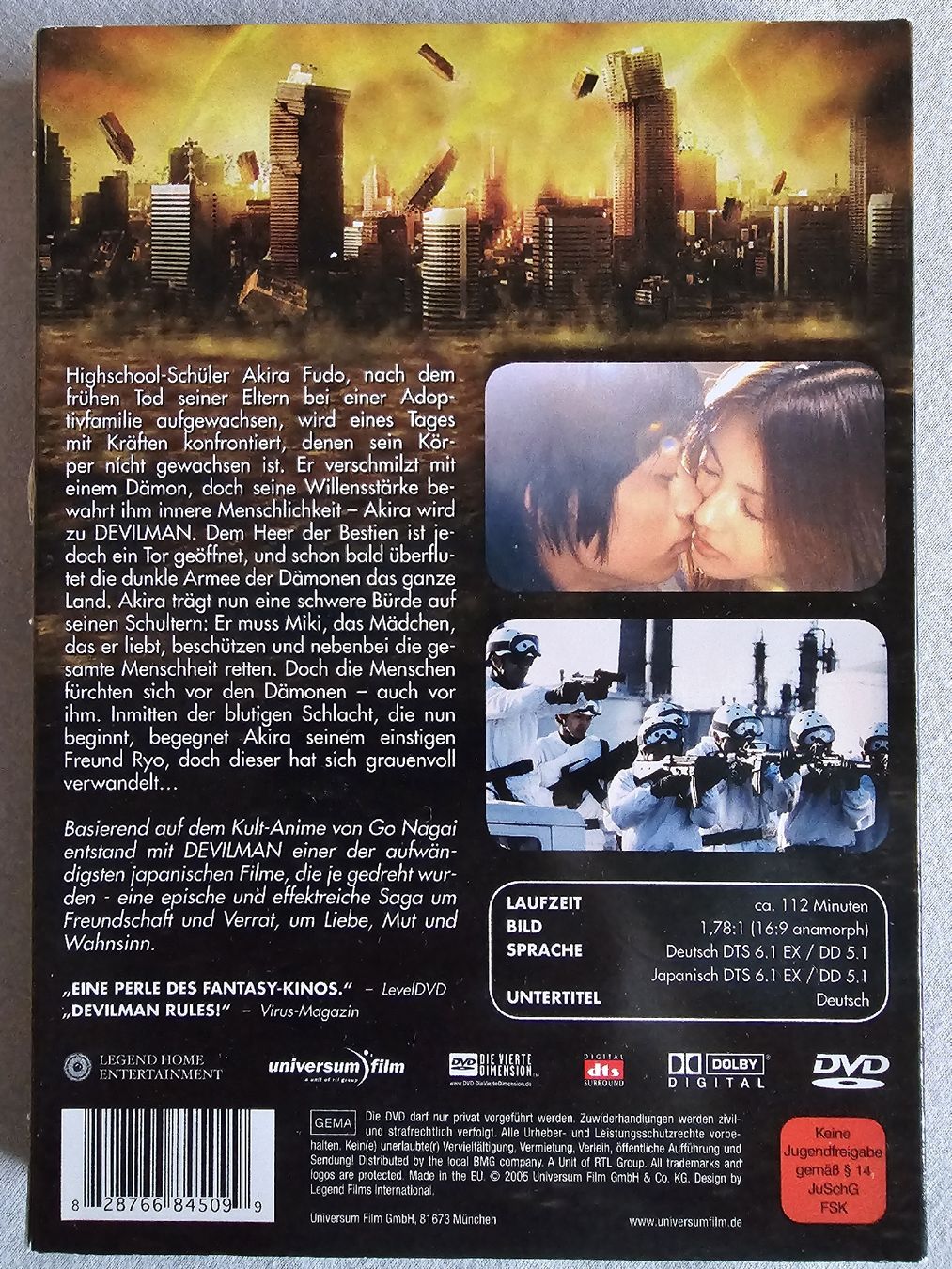 Tutti i DVDs: DVD Devilman - Legend Home Entertainment – Usato da Bütschwil venduto da Taranabo 1