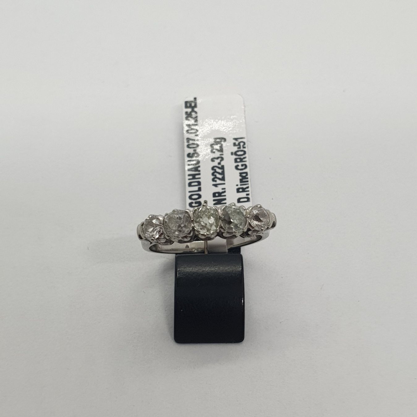 Anelli: Echt 18K Gold - Diamant Ring – Usato da Luzern venduto da Luzern-Goldhaus