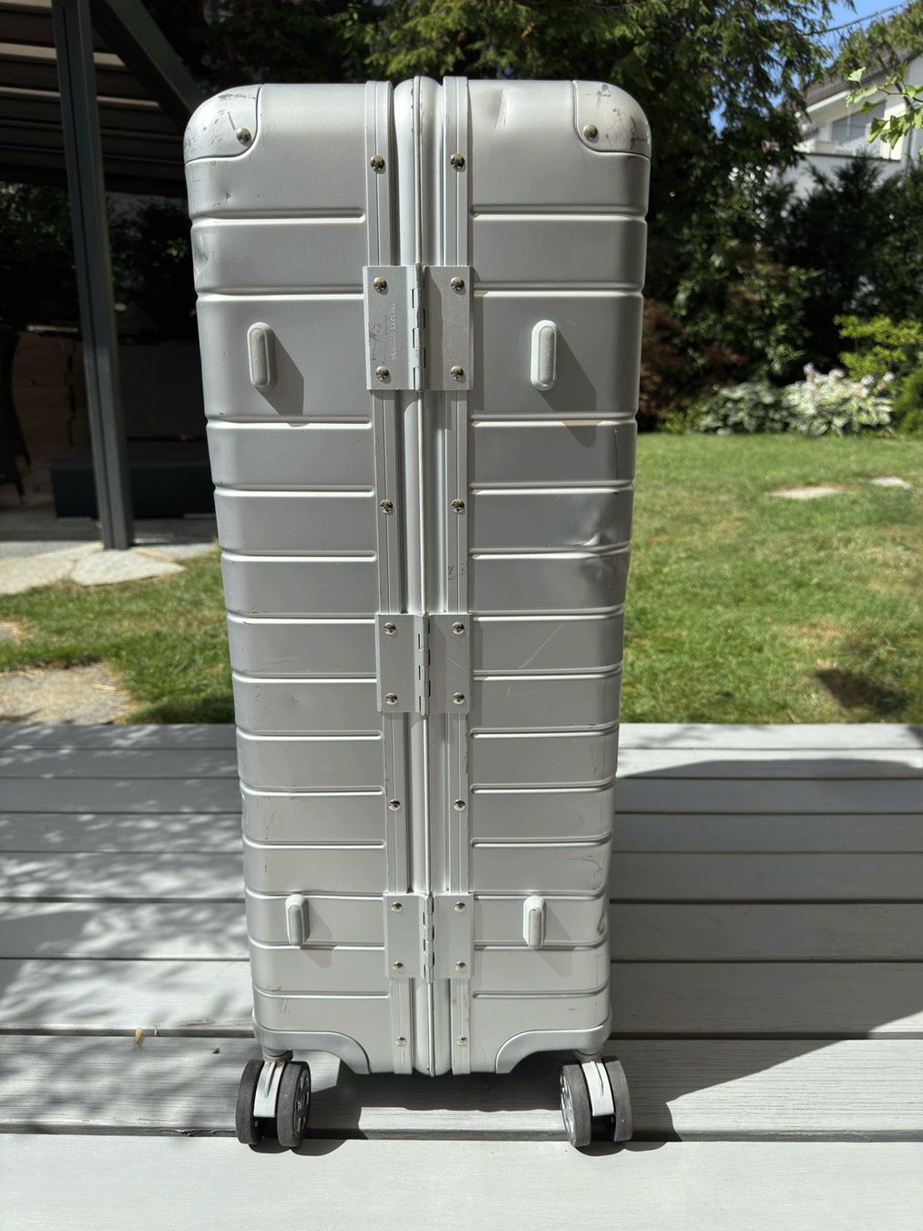 Reisekoffer: Lufthansa Aluminium Collection Koffer L, Silber – Gebraucht aus Thalwil von staublee 3