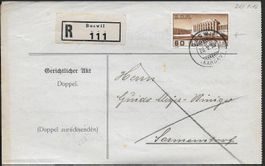 1938 Beleg Nr. 213 rechts Unterdruck verschoben Top ab 1.-
