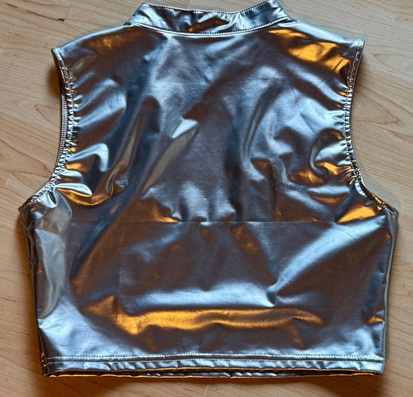 Top: Sexy Unisex Oberteil / Silber – Nuovo (secondo la descrizione) da Seuzach venduto da Inspektor99 2