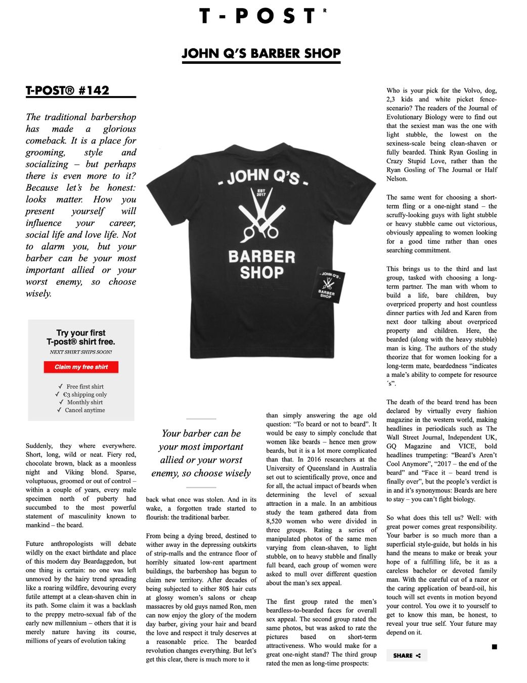 T-shirt: T-post.com Special T-Shirts mit Background - Grösse M – Nuovo (secondo la descrizione) da Münsingen venduto da Omasaki