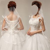 NEUER Braut - Schleier IVORY 140 cm - 2021052