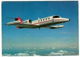Ambulanz-Jet Lear 35 A der SRFW (REGA), um 1980