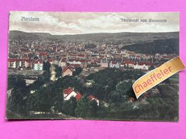 1907 Pforzheim, Totalansicht vom Wasserturm