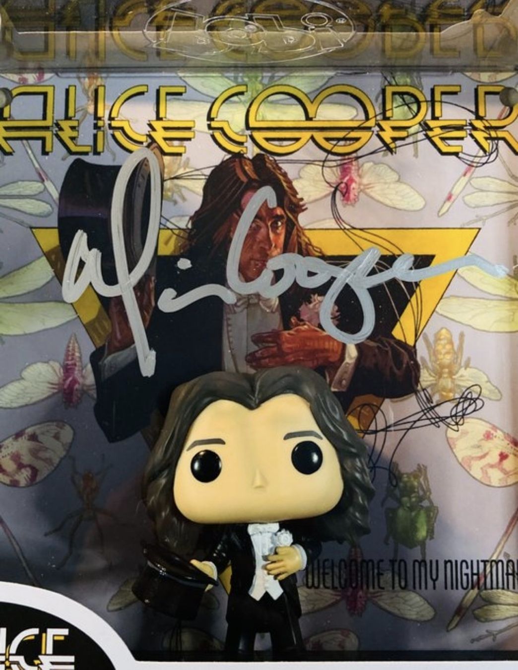 Autografi: funko pop Alice cooper signé – Nuovo e nell'imballaggio originale da Sornard-Nendaz venduto da JYTI90