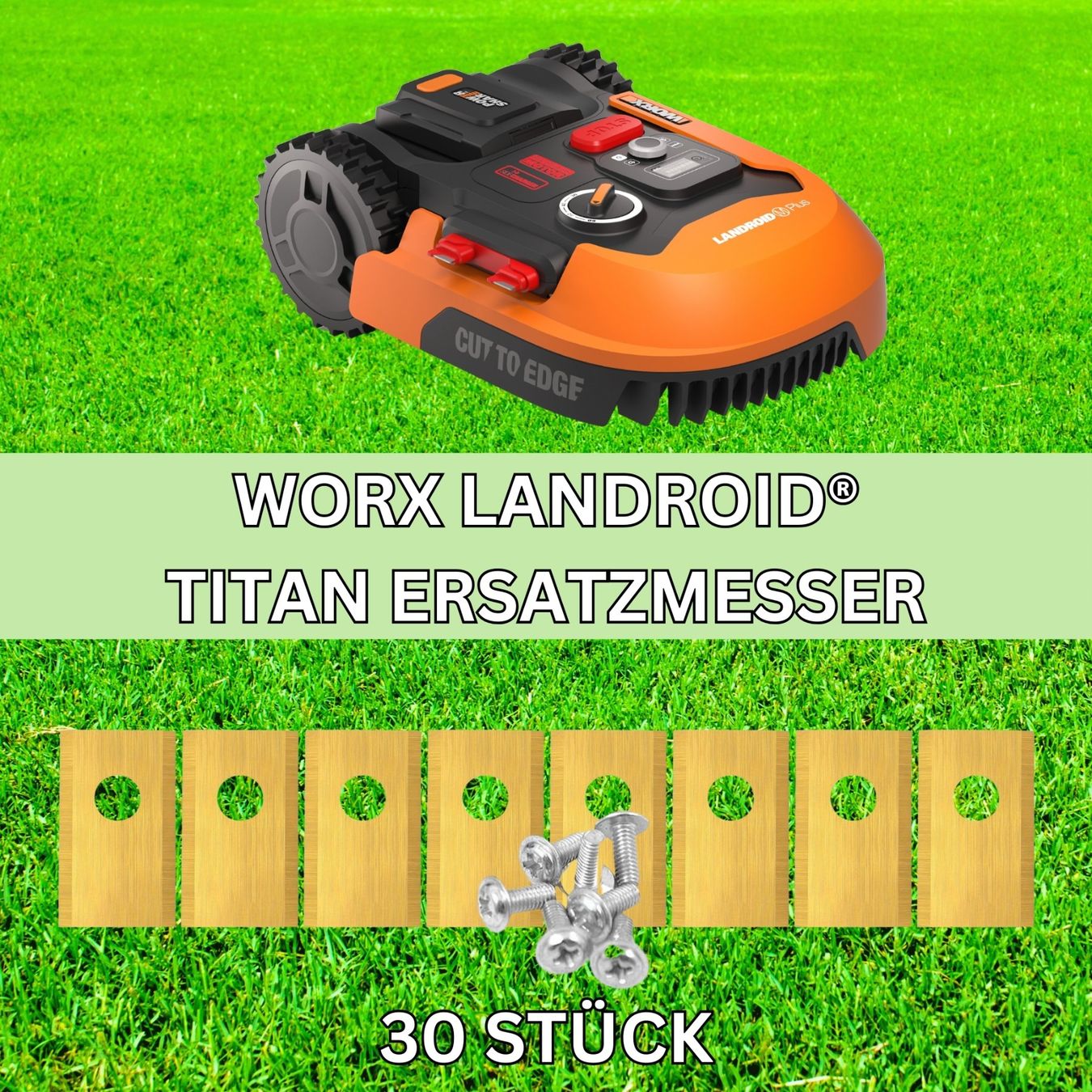 Produktbild von WORX Original Rasenmähr Ersatzmesser WA0029