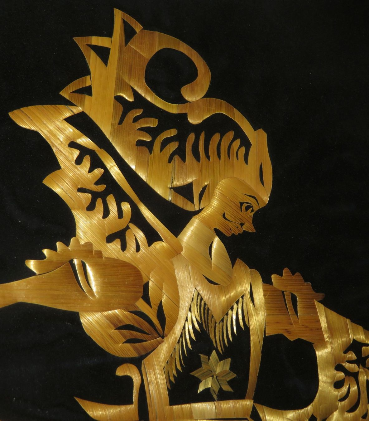 Foto & Immagini: Strohbild Thai-Motiv (II) Tänzer – Usato da Oberriet SG venduto da Manick 2