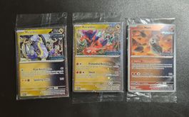 3x Pokemon Promokarten